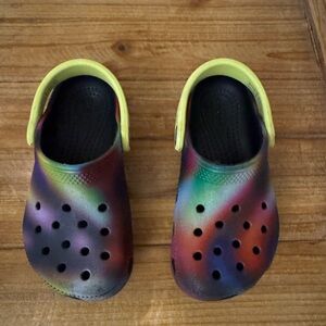 Colorful Kids Crocs- like new!